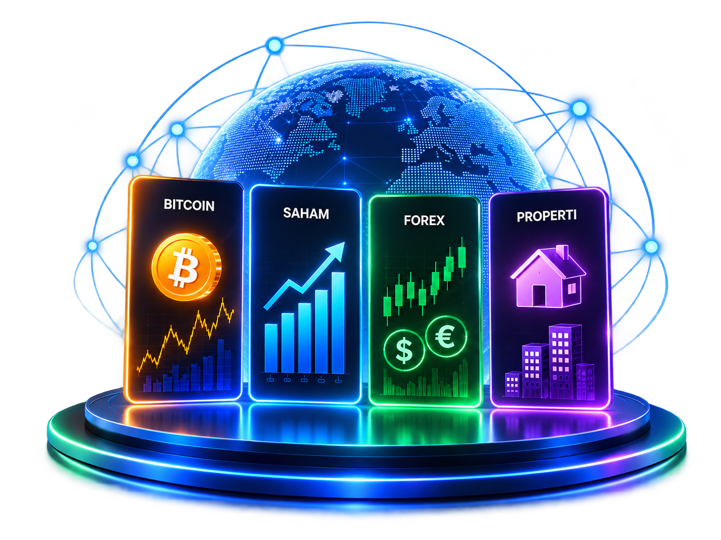 Visual berbagai kelas aset menuju prediction market