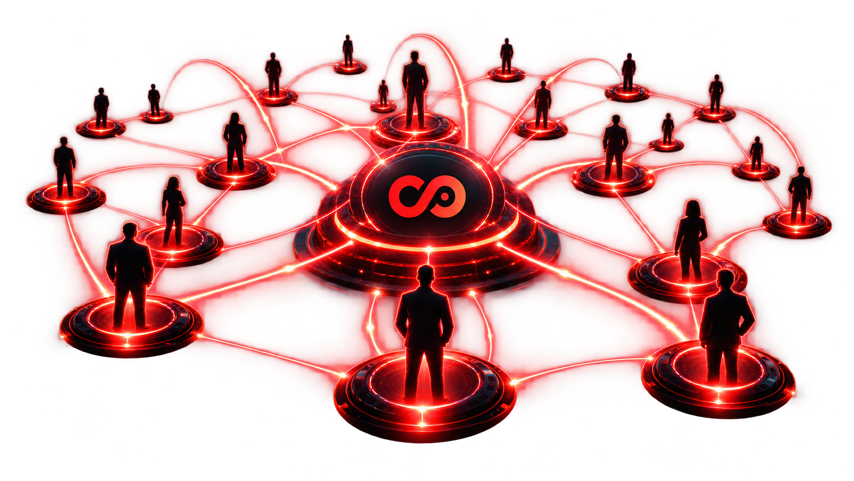 Visual jaringan affiliate O2Ramp